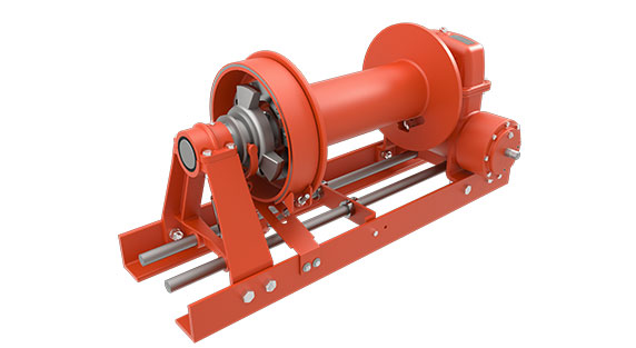 RN100WMRFOAX : Tulsa Winch Rufnek-Series Worm Gear, 100,000 lbs Bare D